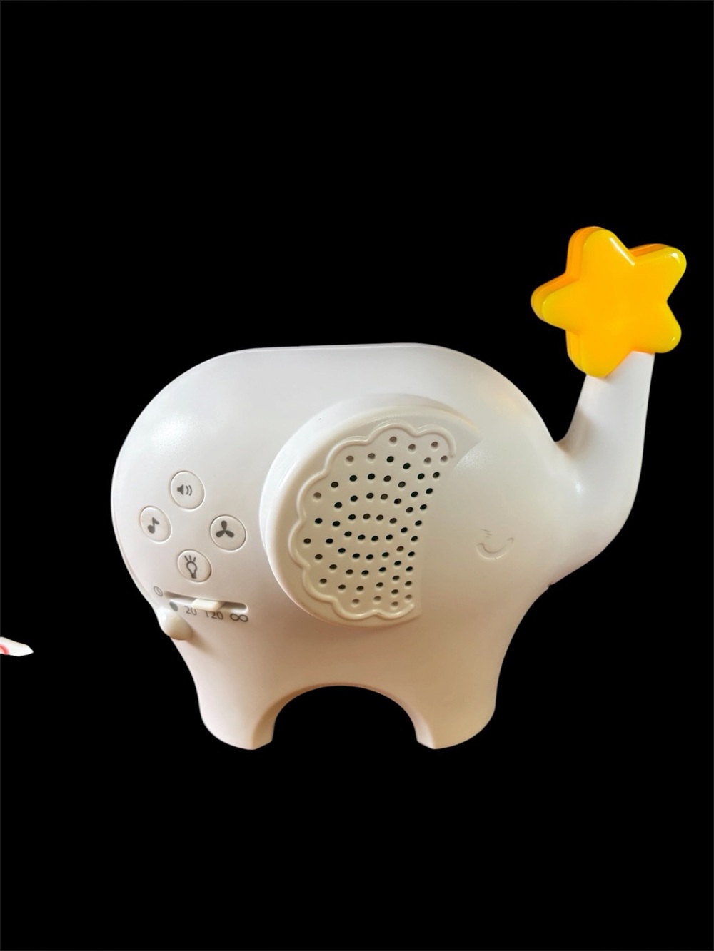 Fisher Price Music & Lights Elephant Night White Noise Baby Room Sleep‎ Soother